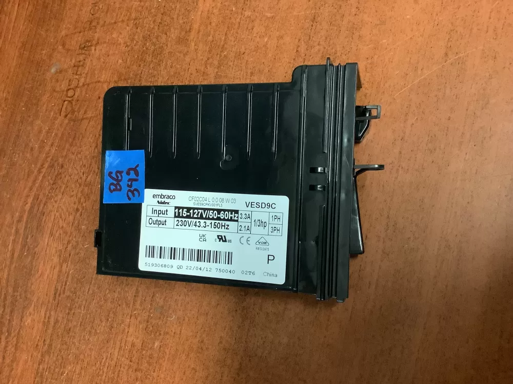 Embraco 219326812 Control Board AZ225008 | BG342