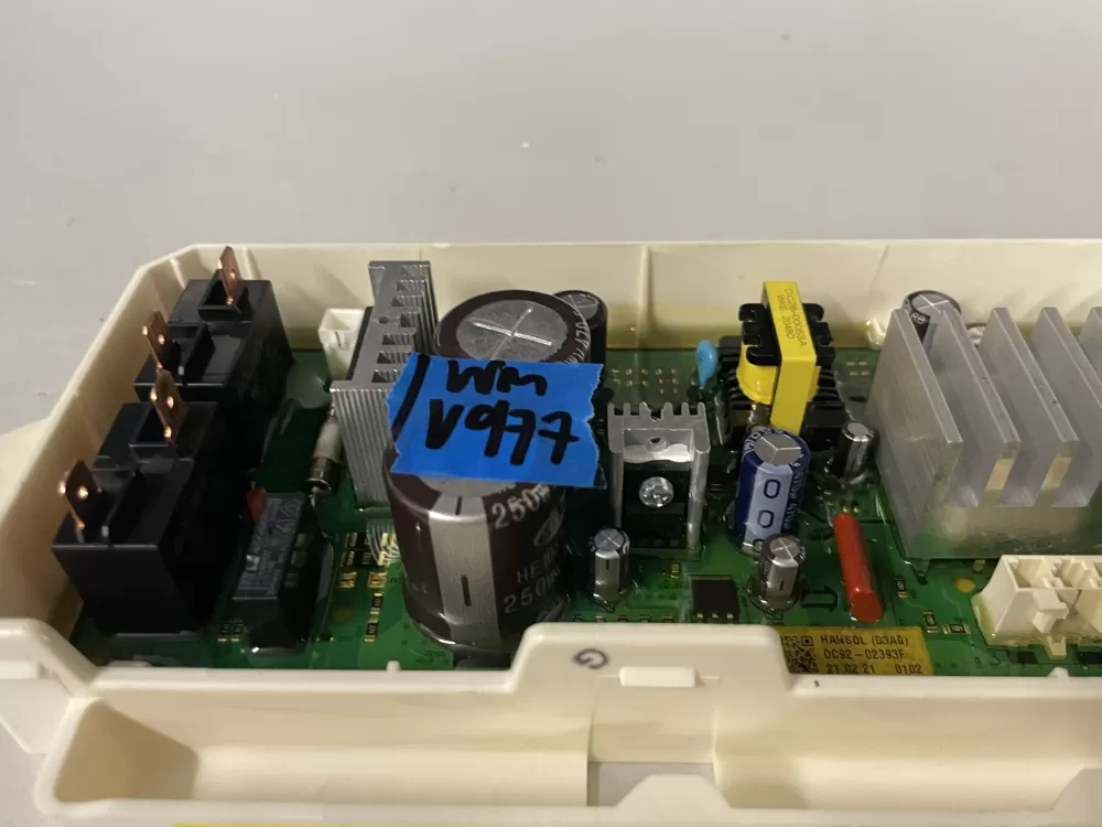 Samsung DC92 02393F Washer Control Board AZ225246 | Wmv977