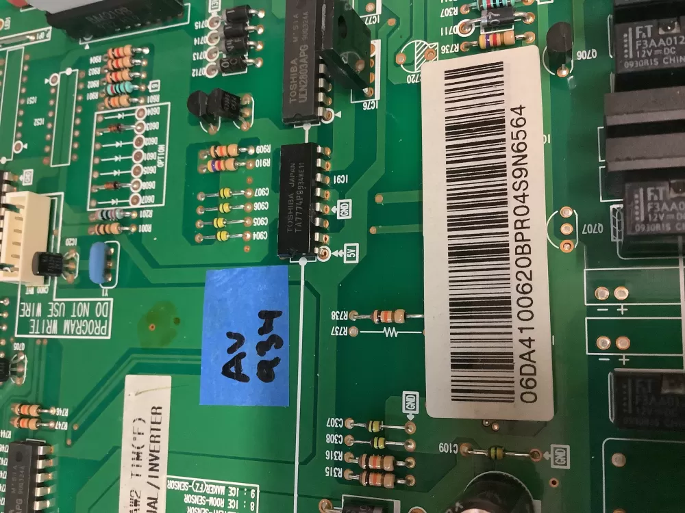 Samsung DA41-00620B Refrigerator Main Control Board AZ213699 | ARV934