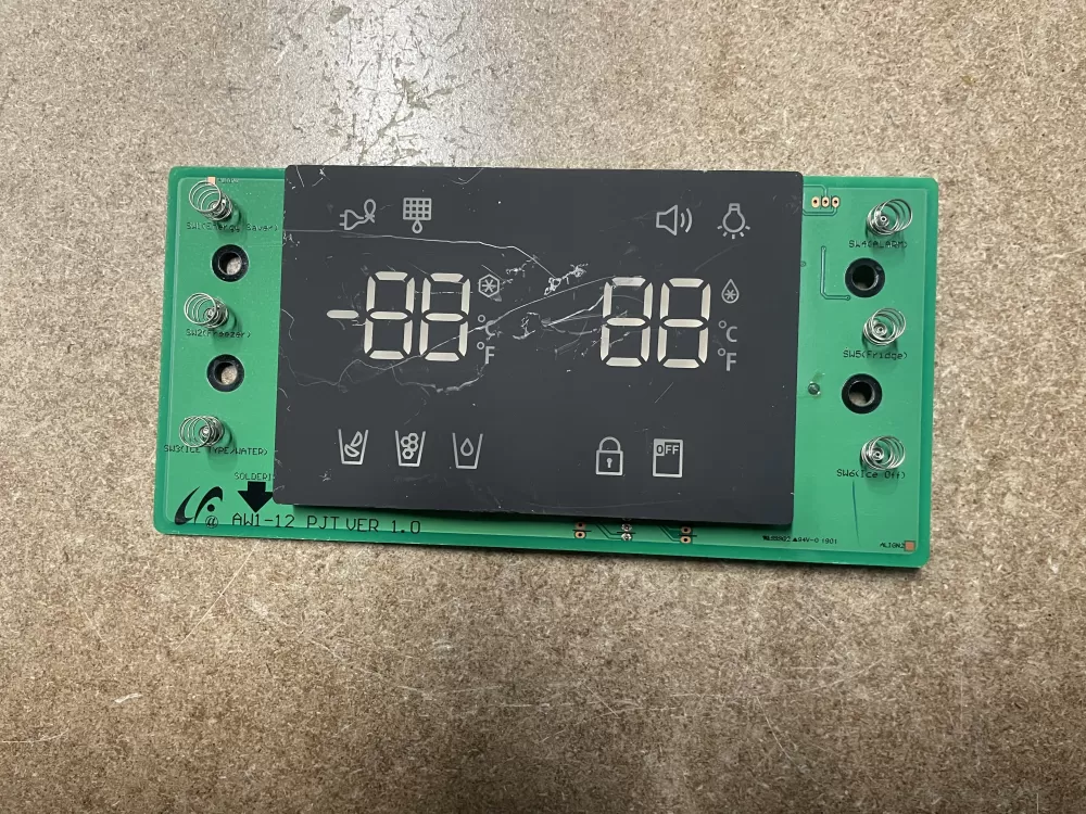 Samsung DA92-00368B Refrigerator Control Board Dispenser AZ6570 | KM1586