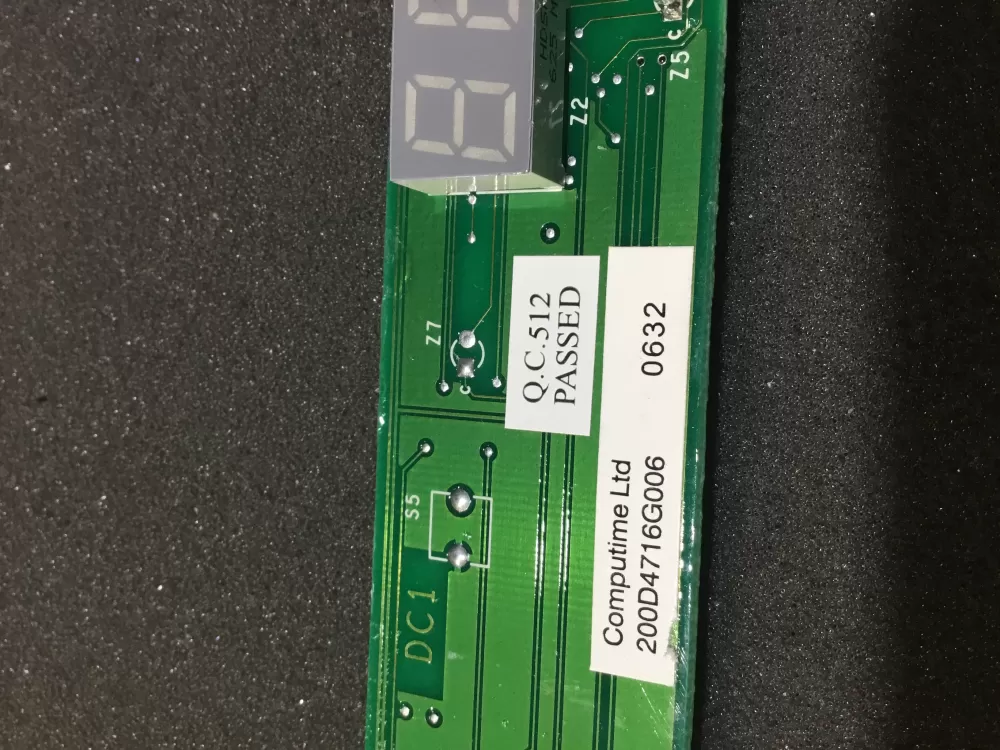 GE 200D4716G006 Refrigerator User Interface Control Board AZ75882 | NR1914