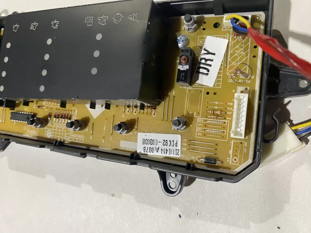 Samsung DC92 00303B DC41 00133A Dryer Control Board # AZ145160 | BKV759