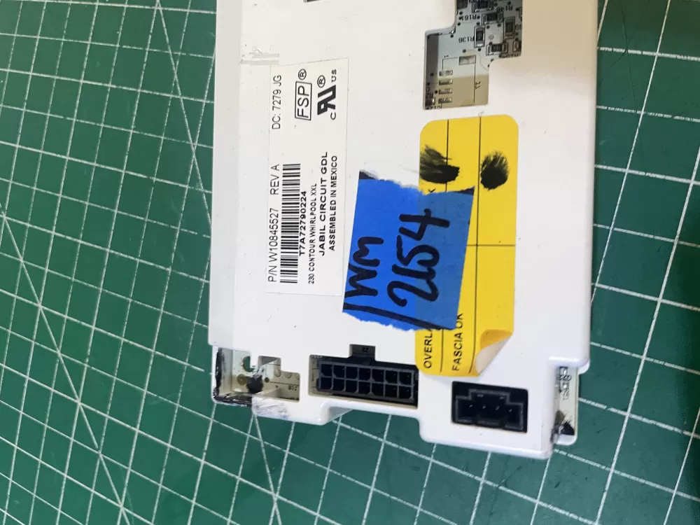 Whirlpool W10845527 Refrigerator Control Board Dispenser AZ200808 | Wm2154