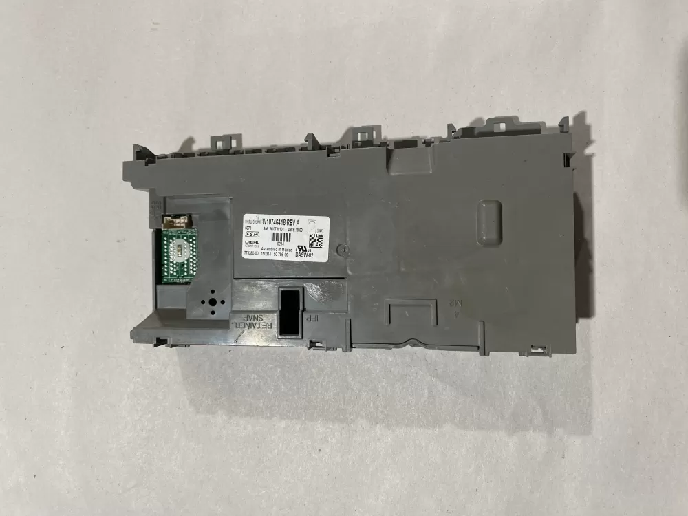 Whirlpool  Kenmore W10746418 W10782663 W10791027 W10833927 W10833930 W10851343 W10854221 PS11737961 W10746418 A Dishwasher Control Board