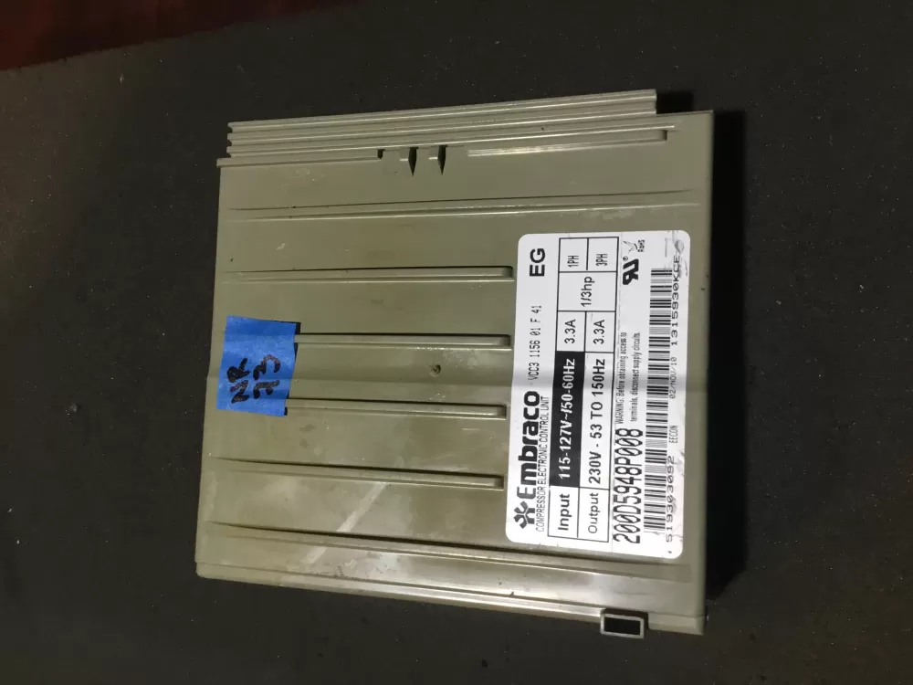GE 519303092 Refrigerator Compressor Inverter Board AZ96563 | NR73