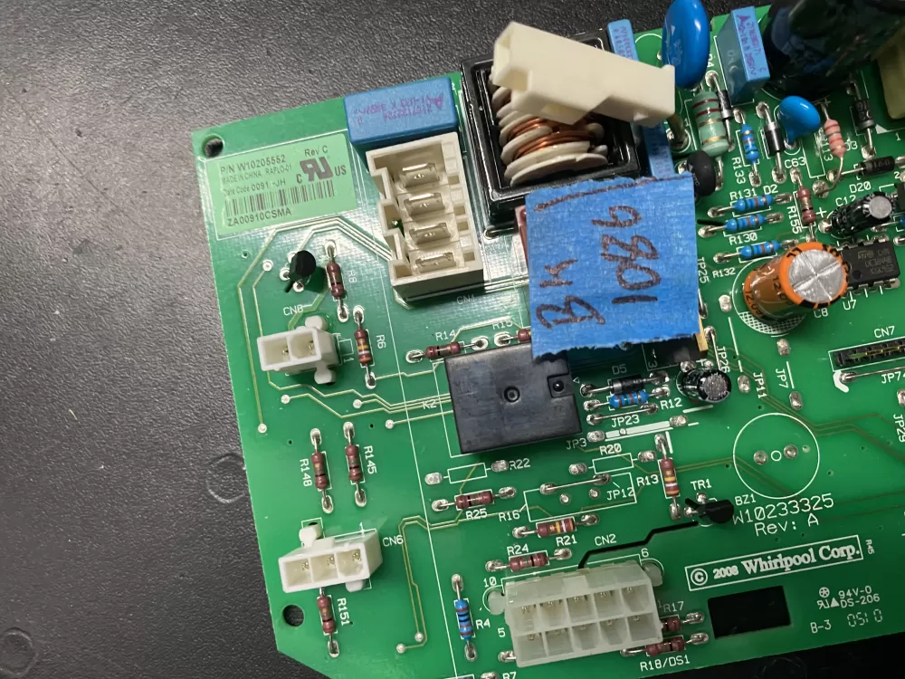 Whirlpool Kenmore W10205552 Refrigerator Control Board AZ6923 | BK1086