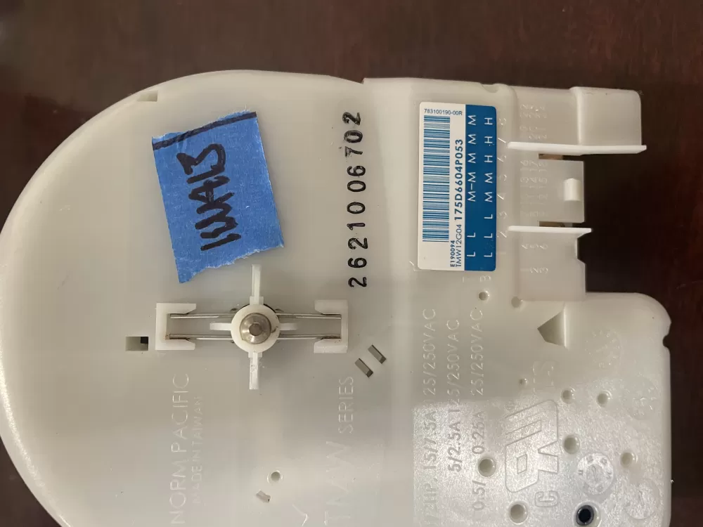 GE WH12X10527 175D6604P053 Washer Timer AZ38994 | KM413