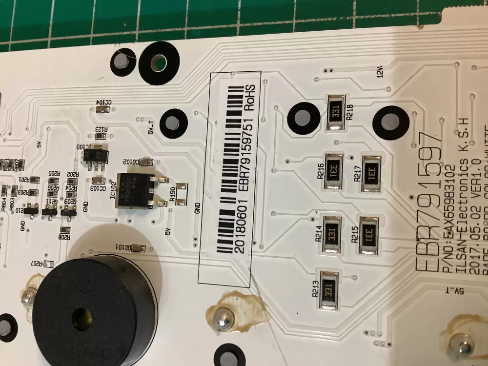 LG EBR79159751  Control Board Pcb Assembly Display AZ215584 | NR1333