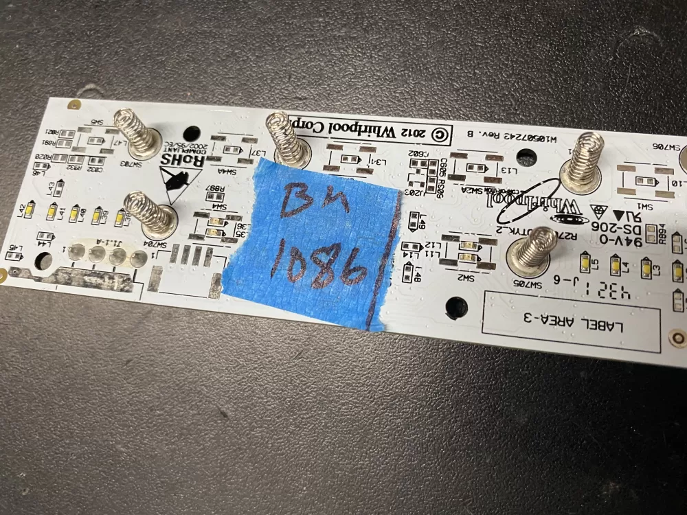 Whirlpool Washer W11448734 Control Board W10507243 AZ6882 | BK1086