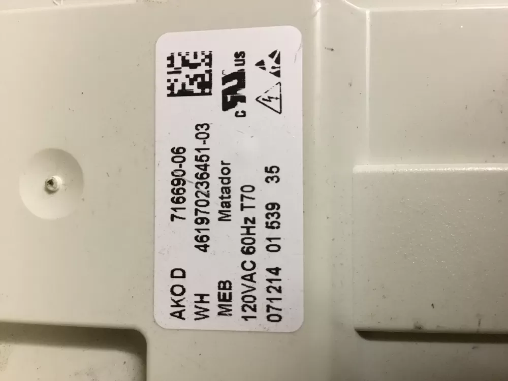 Whirlpool 716690 06 Washer Control Board AZ21880 | NR122