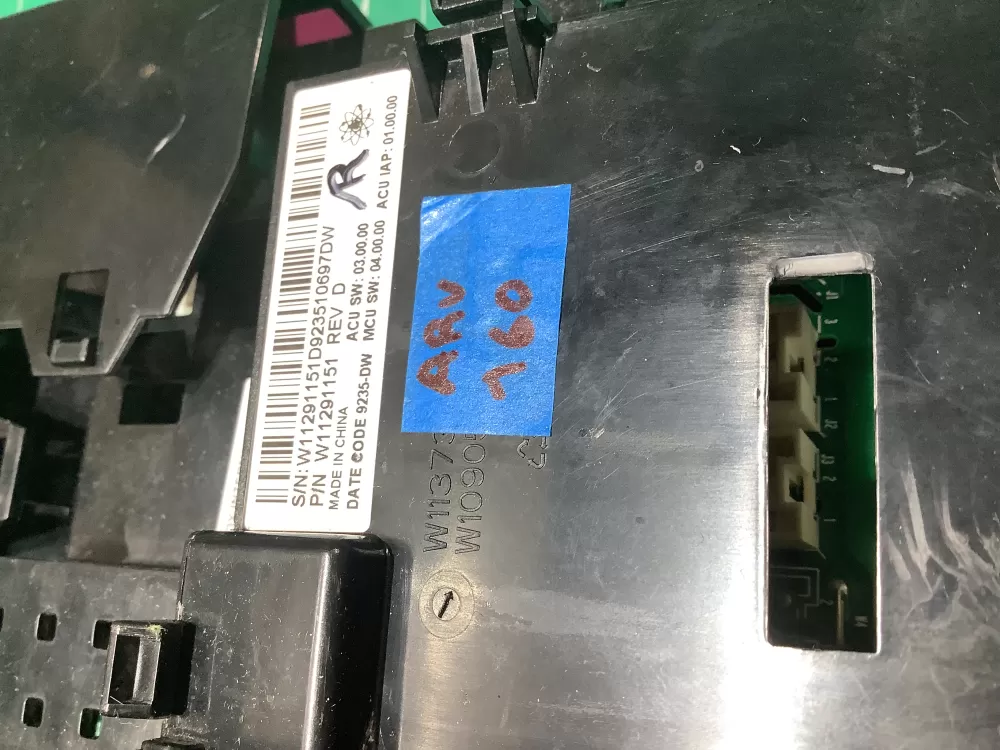 Whirlpool W11291151 Washer Control Board AZ183380 | ARV160