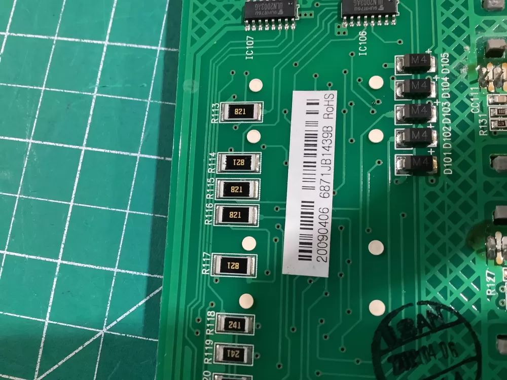 LG Kenmore 6871JB1439B Refrigerator Control Board Dispenser AZ152881 | NR69