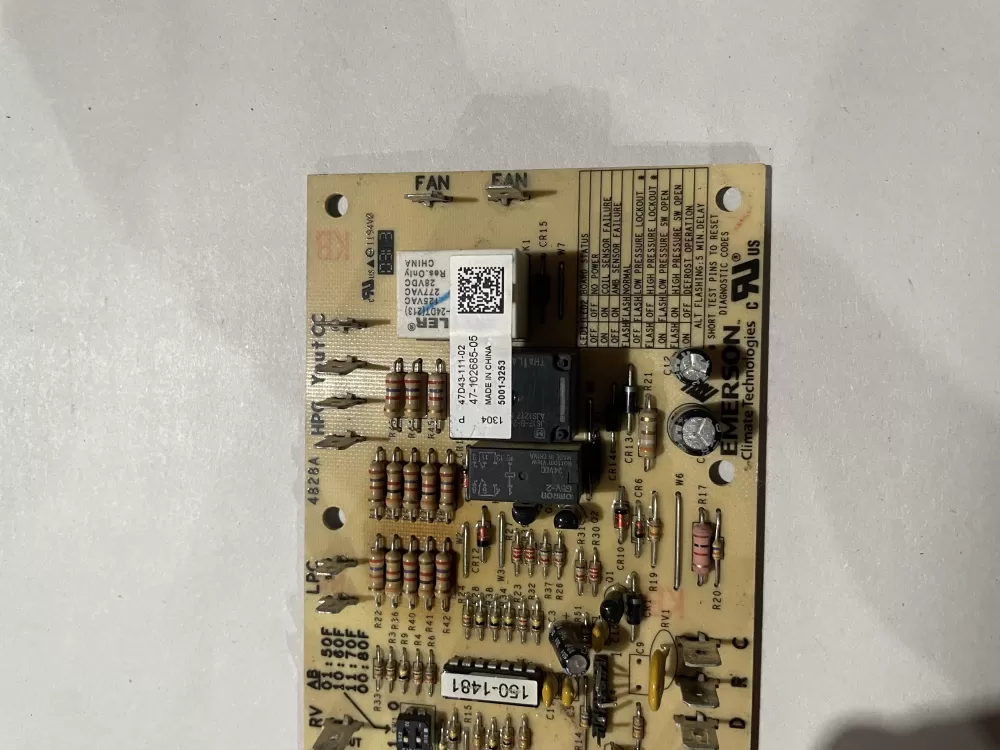 Emerson 47 102685 05 47d43 111 02 d43 Control Board AZ192014 | KM627