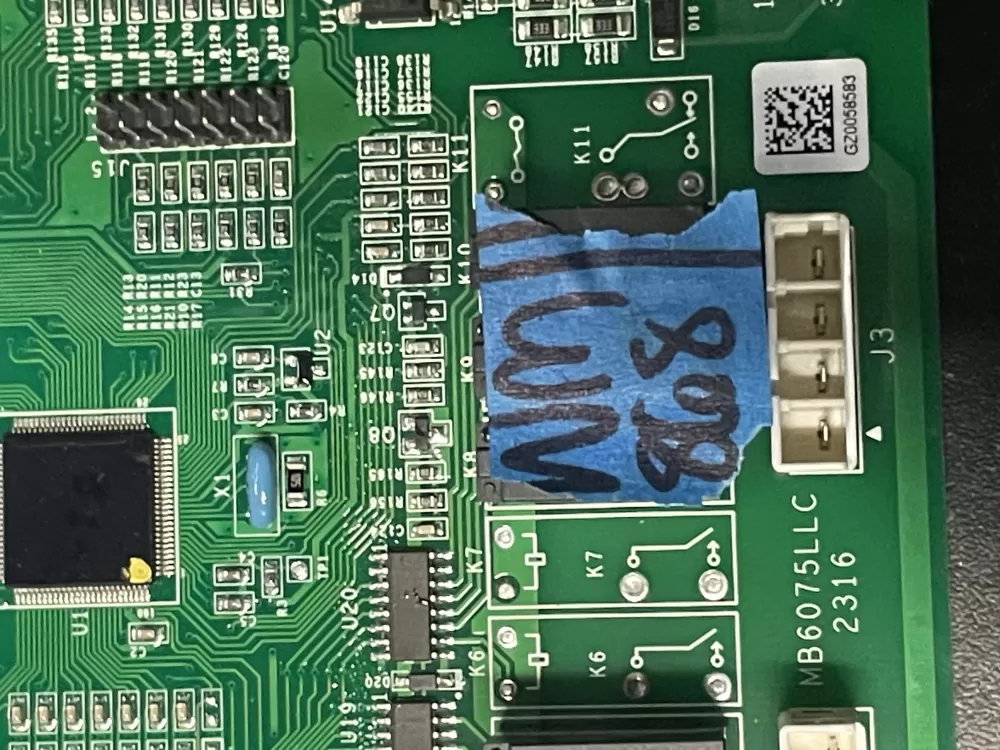 GE 197D8523G101 70213260402GA MB6075LLC Refrigerator Control AZ19826 | WM868