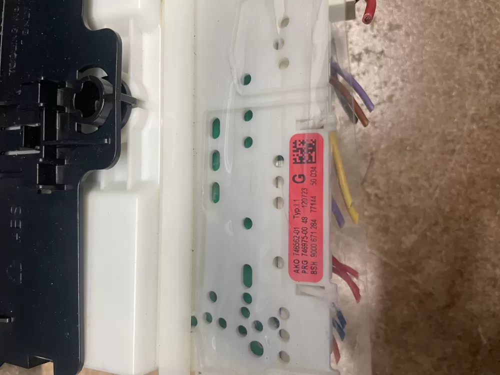 Bosch Siemens 9000 671 284 746562 01 Dishwasher Control Board AZ10336 | KM1500