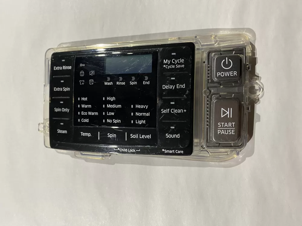 Samsung DC93-00376D  DC64-03116B Washer Control Inlay