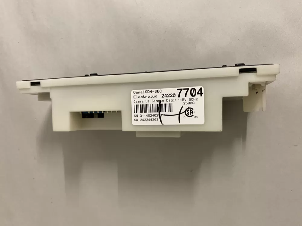 Frigidaire A01078804 242207704 Refrigerator UI Control Board AZ208692 | BK2378