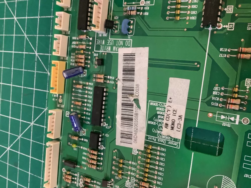 Samsung DA92 00355B Refrigerator Control Board AZ211876 | NR1782