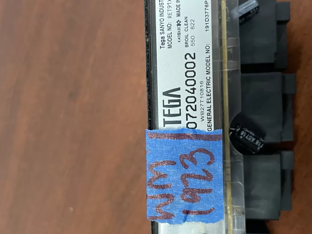 GE 191D3776P007 Oven Control Board AZ52836 | Wm1923