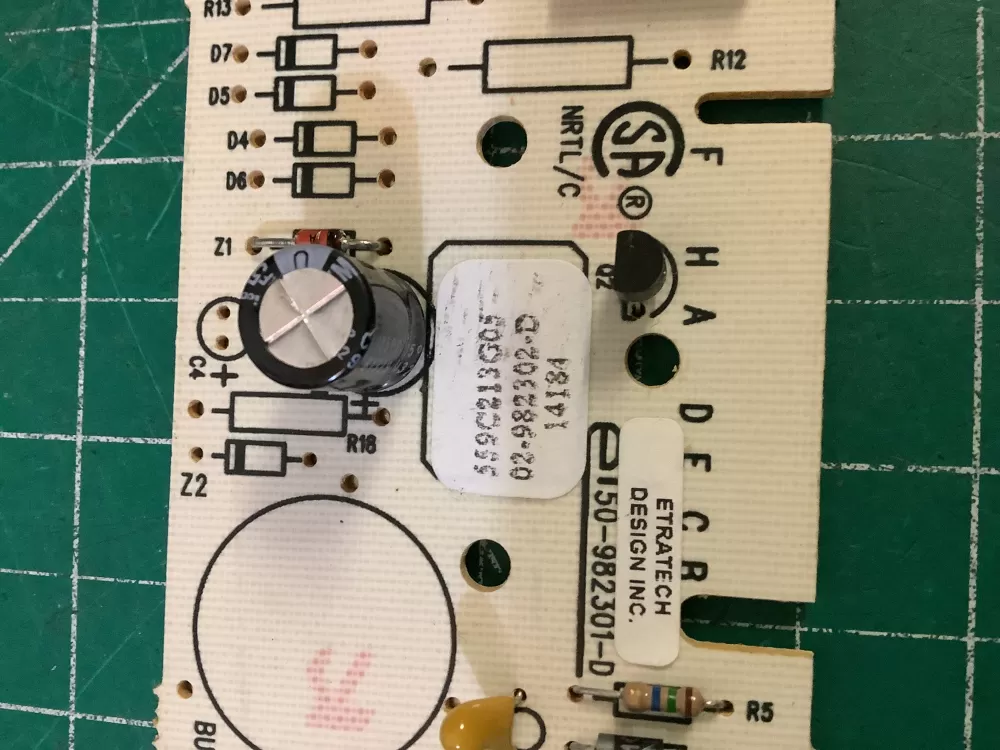 GE 559C213G05 50-982301-D 50-982301-E Dryer Control Board AZ194733 | NR596