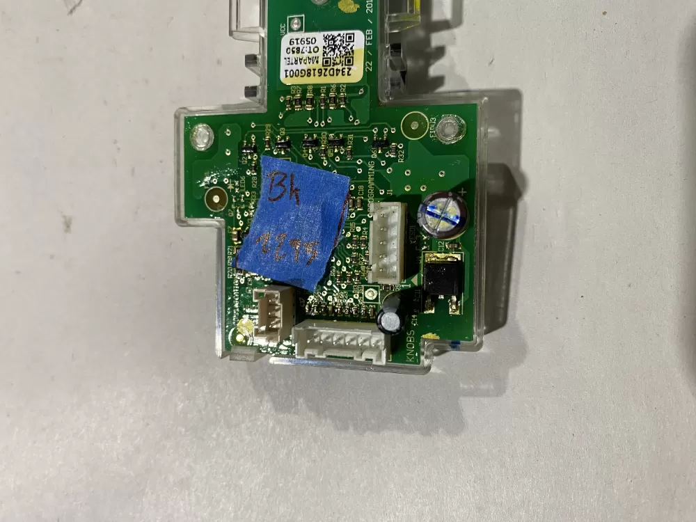 GE 234D2618G001 WE04X27284 Dryer Control Board AZ141061 | BK2295