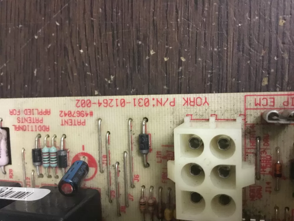 York Luxaire Coleman 031-01264-002 Furnace Control Circuit Board AZ19119 | NR62