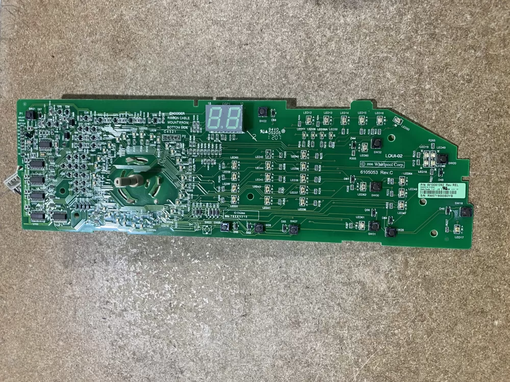 Whirlpool Maytag AP6014796 W10051092 Washer Control Board AZ76496 | BK1864