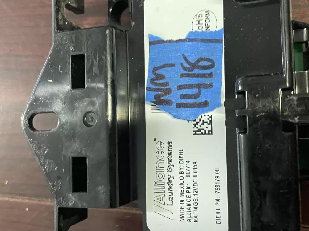 Alliance 807714 798179-00 Control Board AZ98468 | Wm1418