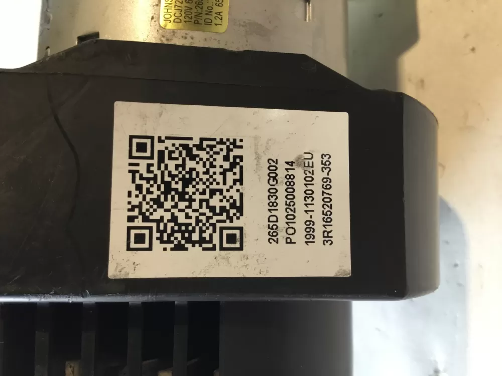 GE 265D1830G002 Dishwasher Pump Motor