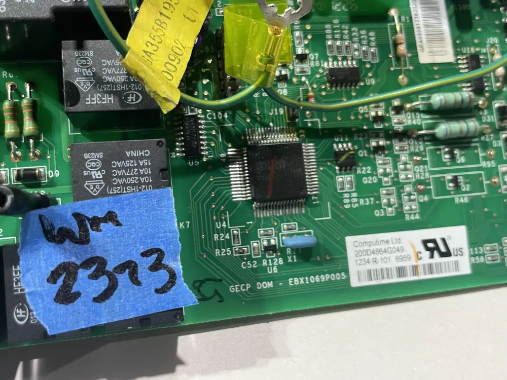 GE 200D4864G049 EBX1069P005 Refrigerator Control Board AZ142295 | Wm2393