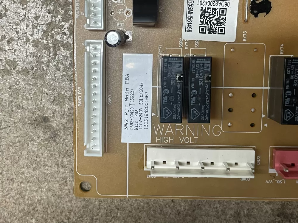 Samsung DA92 00420T DA9200420T Refrigerator Control Board AZ23490 | KM1321