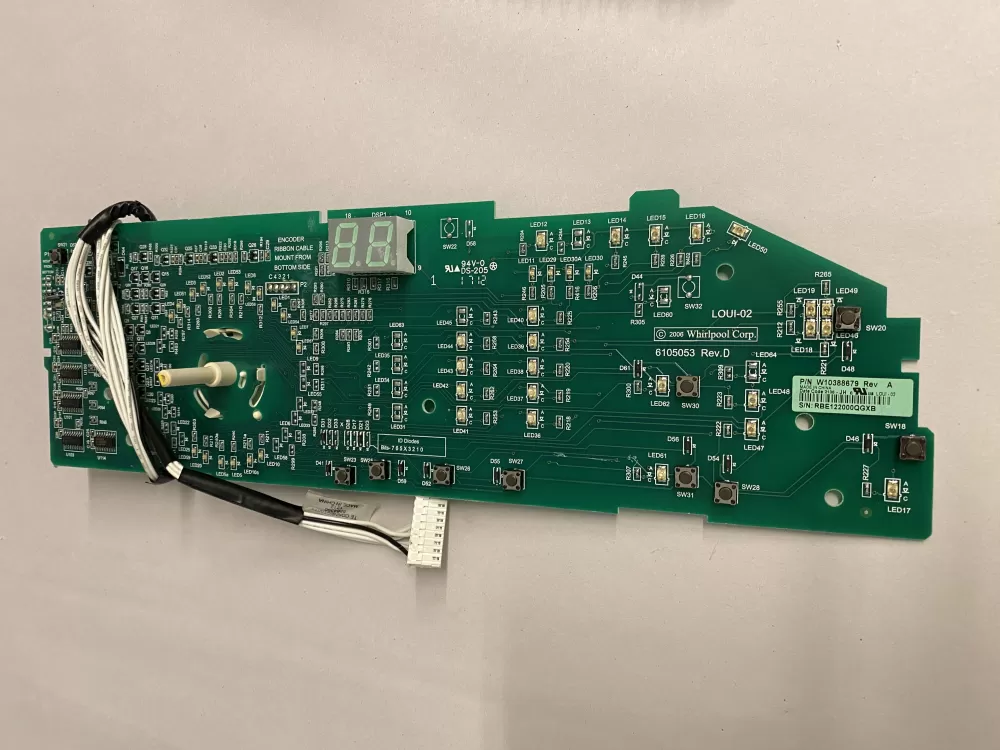 W10388679 Whirlpool Dryer Board - Control