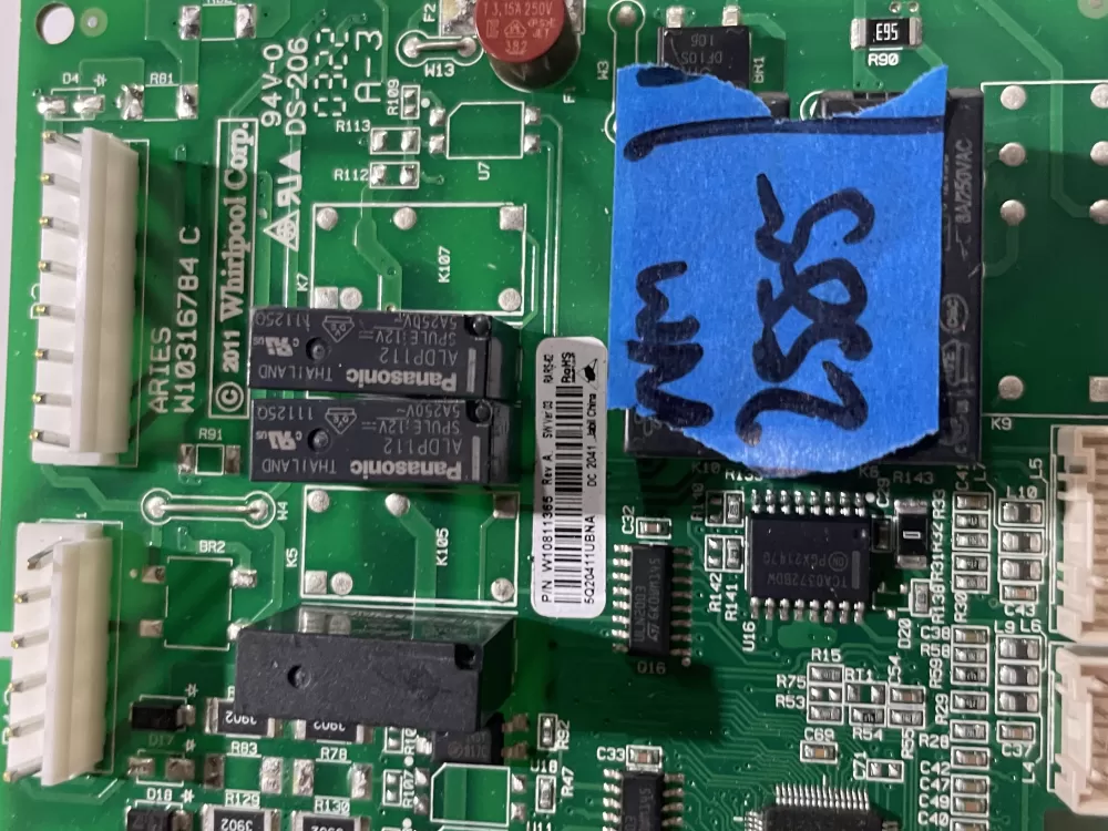 Whirlpool W10675033 W10801162 Refrigerator Control Board AZ186580 | Wm2585