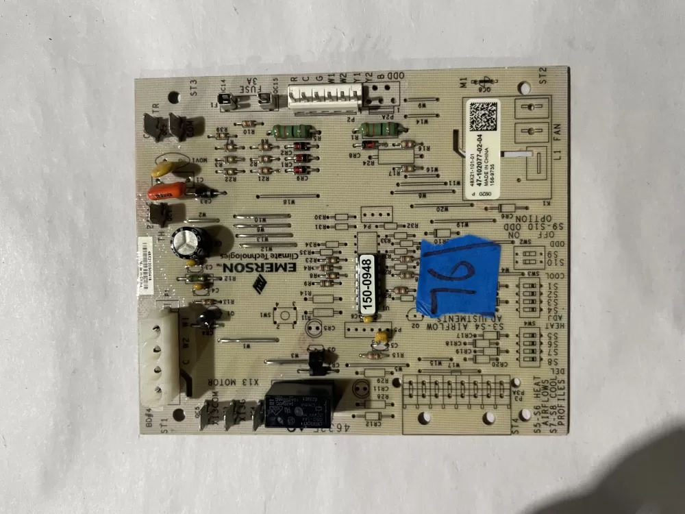 Rheem Air Handler Control Board 47-102077-02-04 156-9735 AZ194705 | KM76