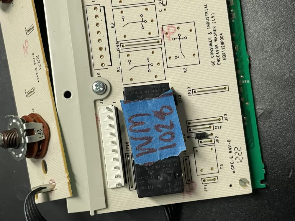 GE WH12X10614 175D5261G039 EBX1129P004 Washer Control Board AZ19255 | WM1028