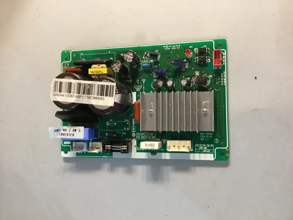 Samsung DA41 00585A 00614B Refrigerator Control Board Inverter AZ105721 | BG202