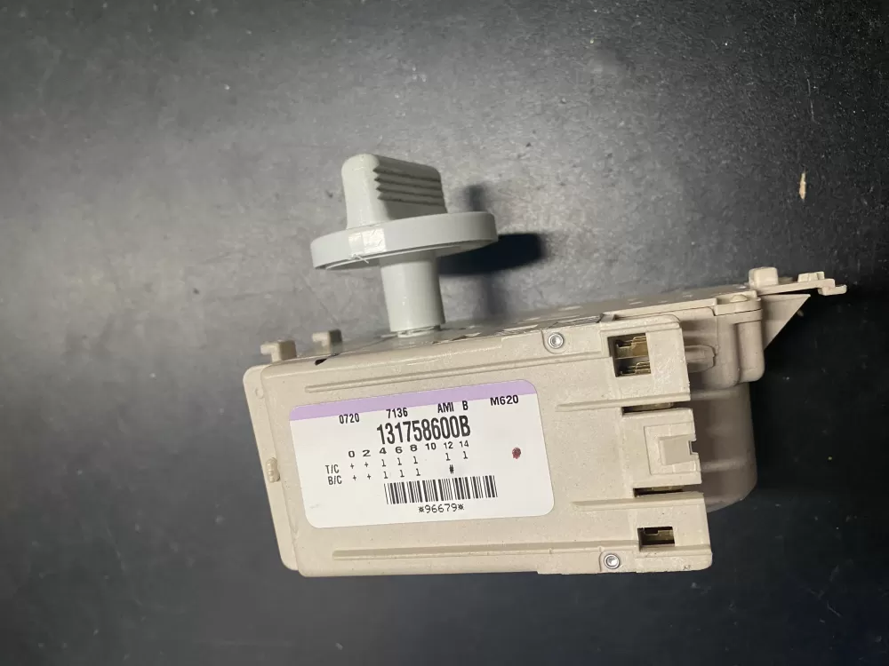 Frigidaire  GE  Kenmore 131758600B Washer Timer