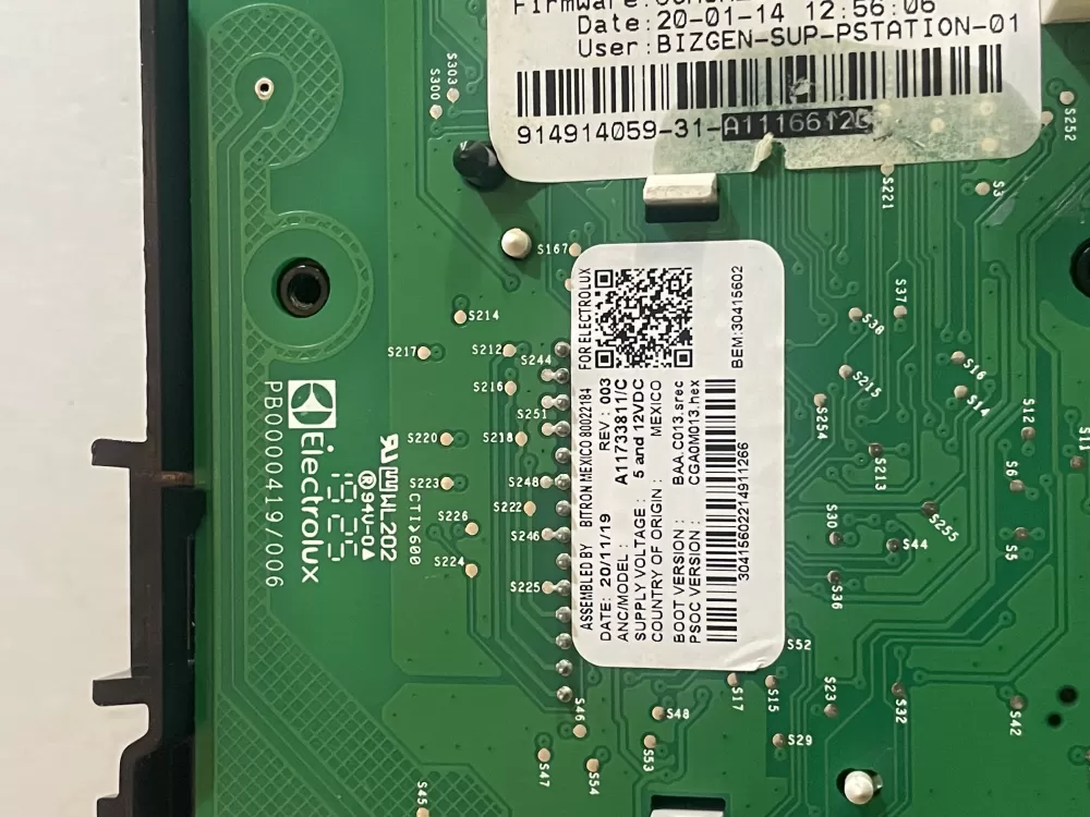 Frigidaire 5304515232 5304522541 Washer UI Control Board AZ163125 | KM233