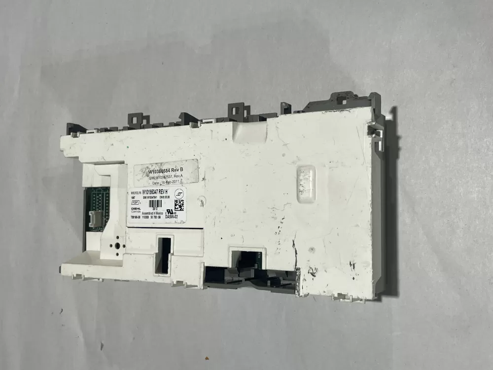 Whirlpool W10195347 Dishwasher Control Board AZ163268 | Wm236