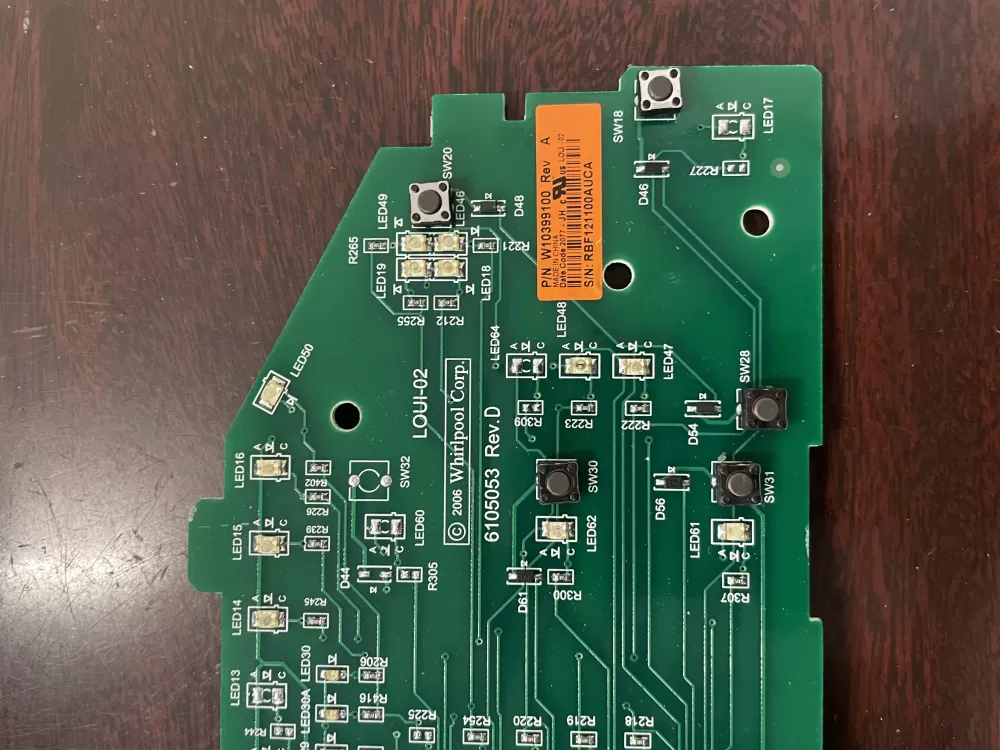 Whirlpool W10399100 W10296457 Washer Control Board AZ58100 | KM2059