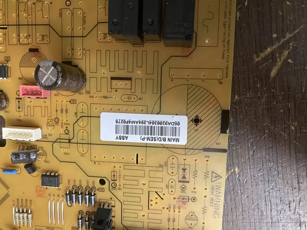 Samsung DA92-00384L DA9200384L Refrigerator Control Board