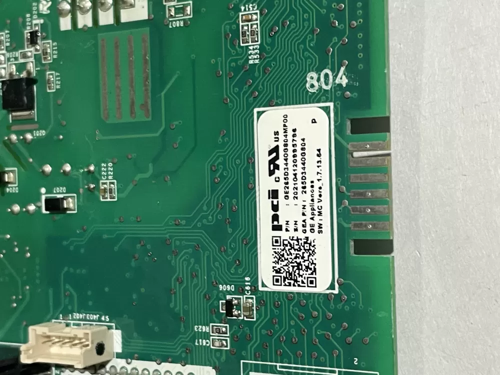 GE 265D3440G804 Dishwasher Control Board AZ188733 | Wm1539