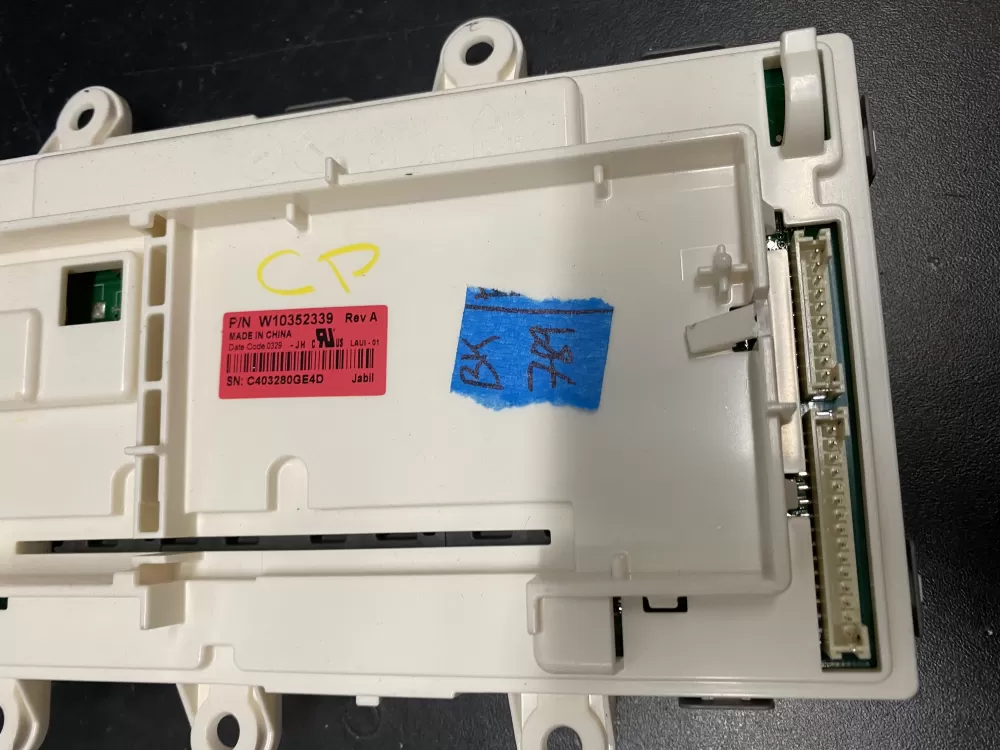 Whirlpool W10352339 Washer Control AZ16084 | BK789