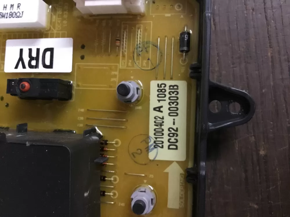 Samsung DC92 00303B DC41 00133A Dryer Control Board # AZ33610 | NRV368