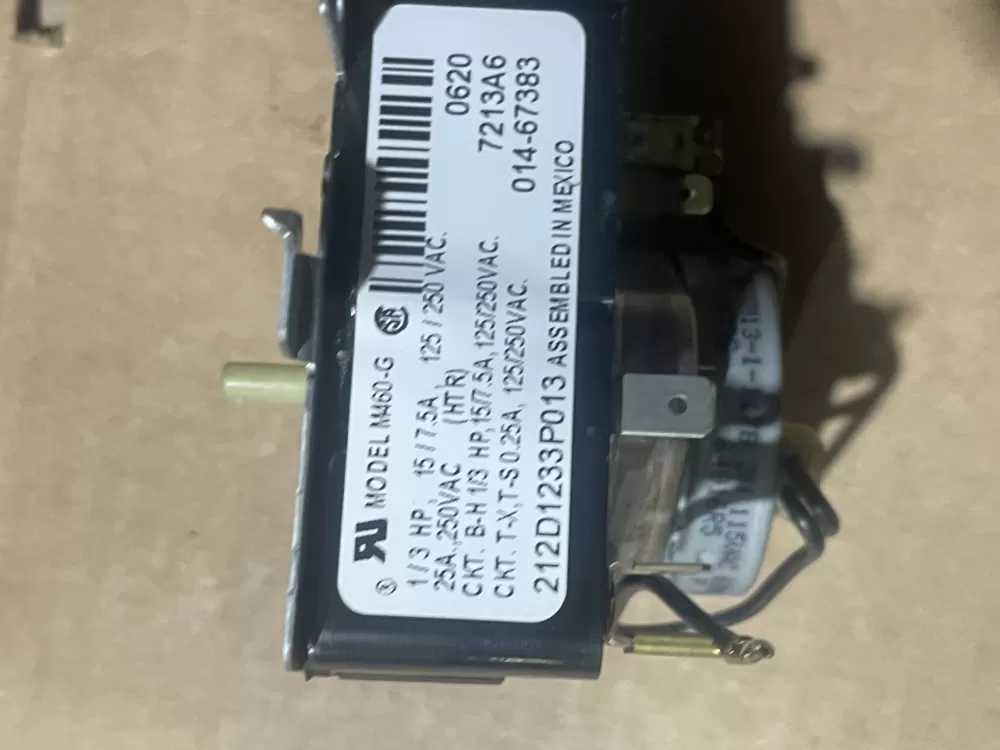 GE 212D1233P013 WE4M365 Dryer Timer AZ89801 | Wm2050
