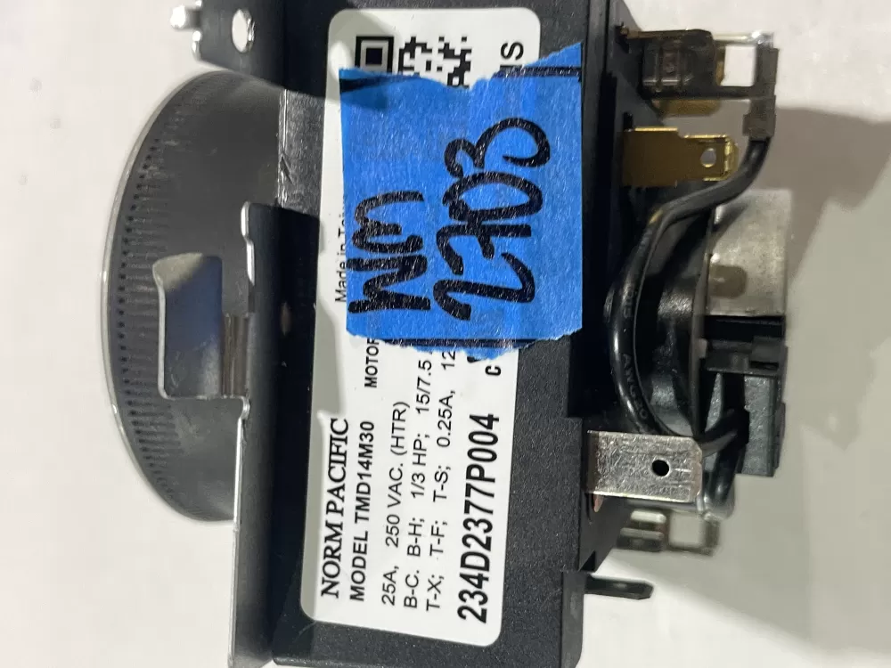 GE WE04X24550 234D2377P004 TMD14M30 Dryer Timer AZ183458 | Wm2703