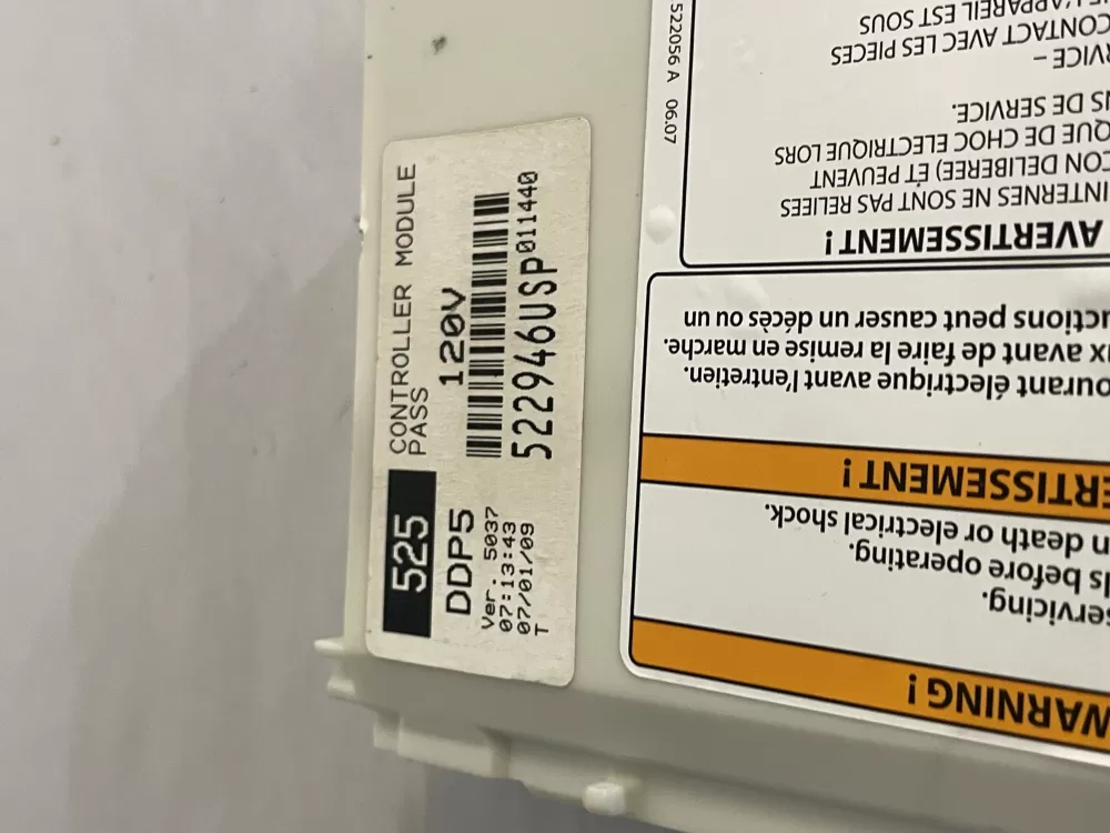 Fisher Paykel 523456 522841063227 Dishwasher Control Board AZ213720 | Wm1557