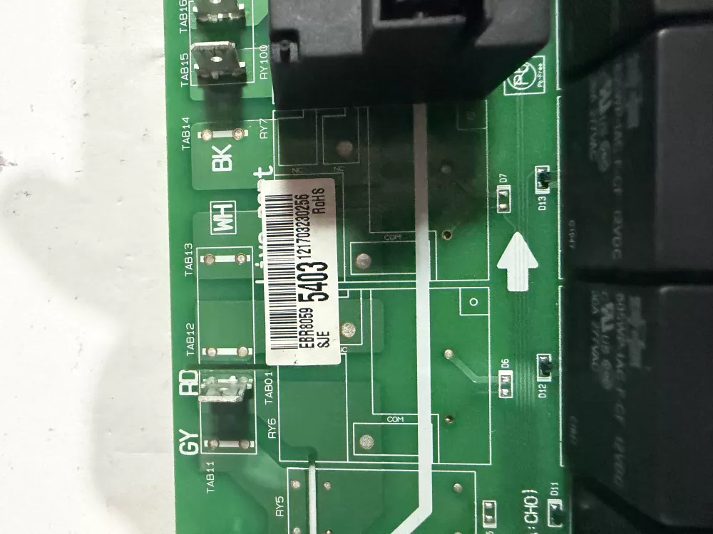 EBR80595403 LG Range Power Control Board