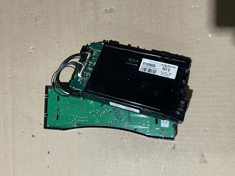 Whirlpool W10206030 AP4568396 1877865 AH3408189 EA3408189 PS3408189 W10172221 W10339919 Dryer Interface Control Board
