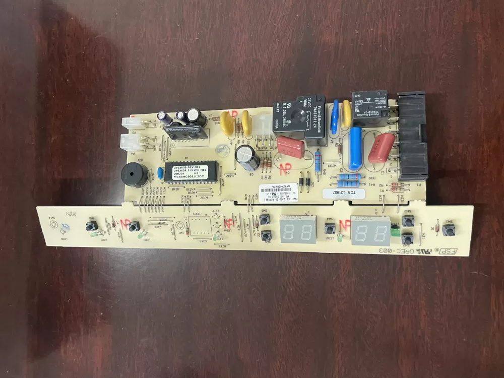 KitchenAid  Whirlpool 8201672  AP3685685  1059853  2252195  2304006  AH897372  EA897372  PS897372 Refrigerator Control Board